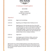 Einweihungsfeier Alte Schule Birk