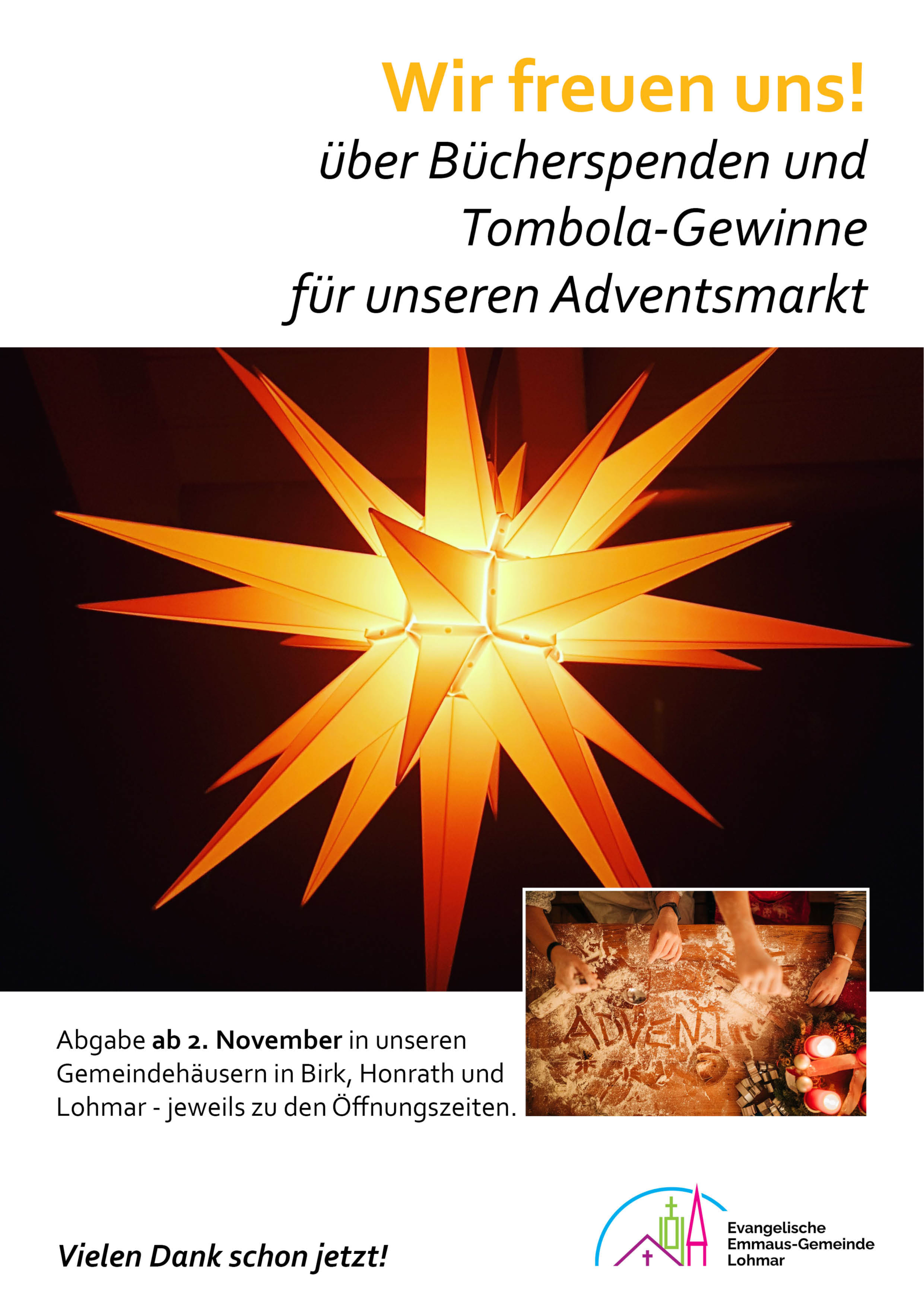 Tombola Bücherspenden