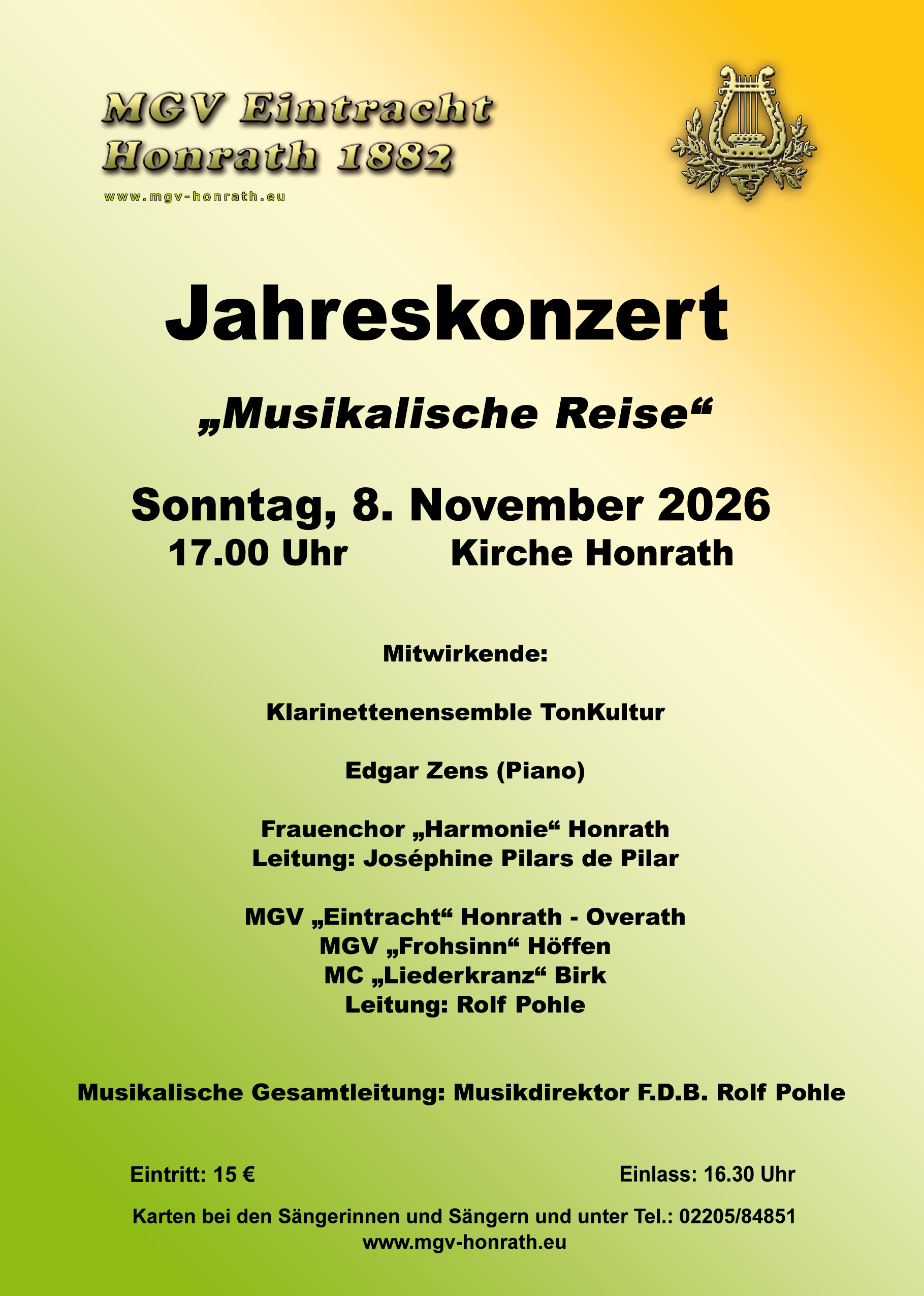 Jahreskonzert MGV